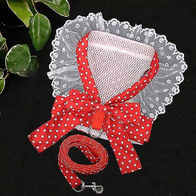 Pet Harness and Leash Adjustable Vest Harness with for Cat Dog Kitten Puppy Rabbits Size XL