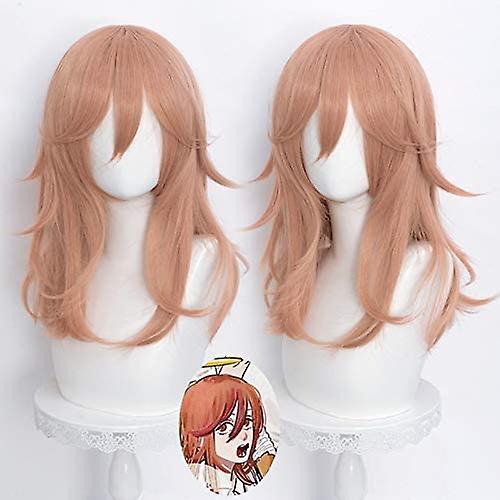 Orange Cosplay Wig for Chainsaw Man --50CM