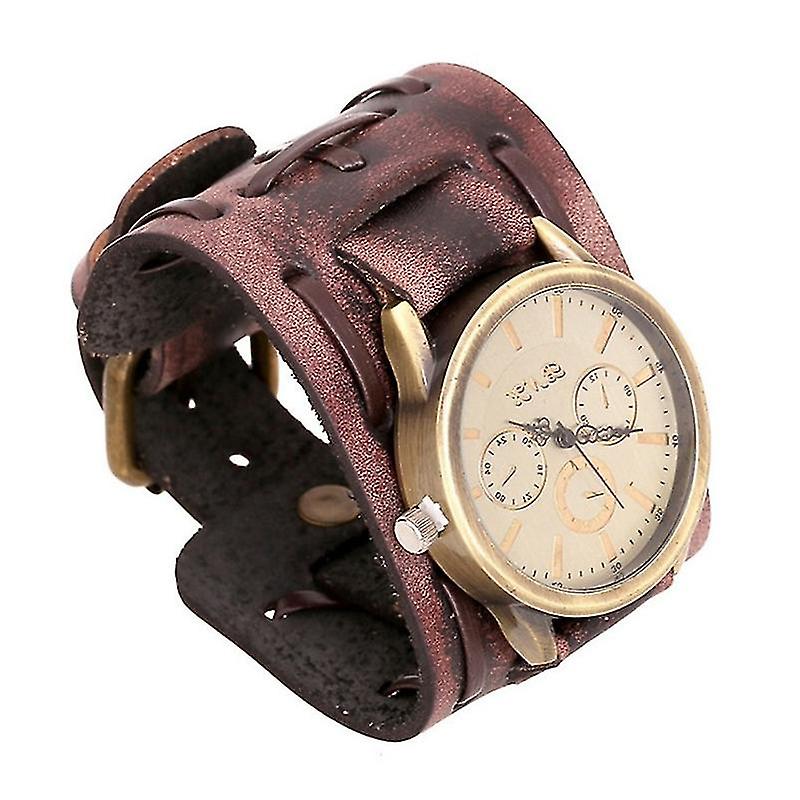 Retro läderklockor Punkklockor herrklockor