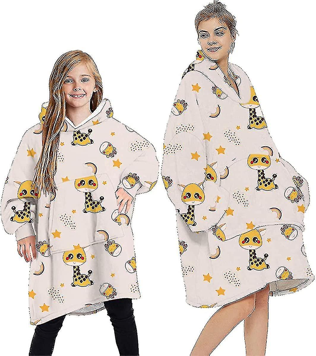 Felpa con cappuccio Blanket Fluffy Fleece Blanket Felpa con cappuccio per le donne