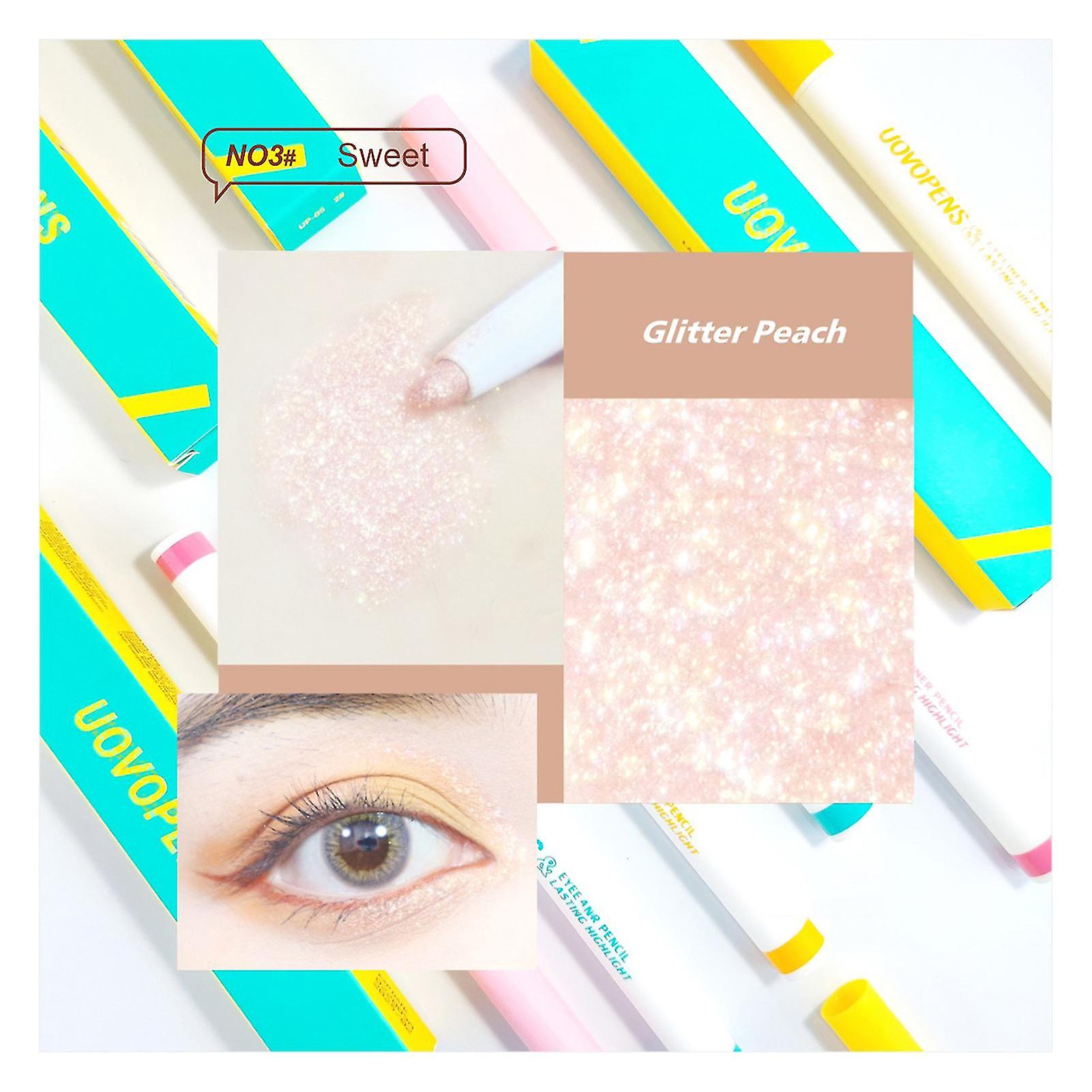 Fine Glitter Eye Shadow Pencil 360 Rotating Automatic Highlighter Wonderful Gift For Girls And Women