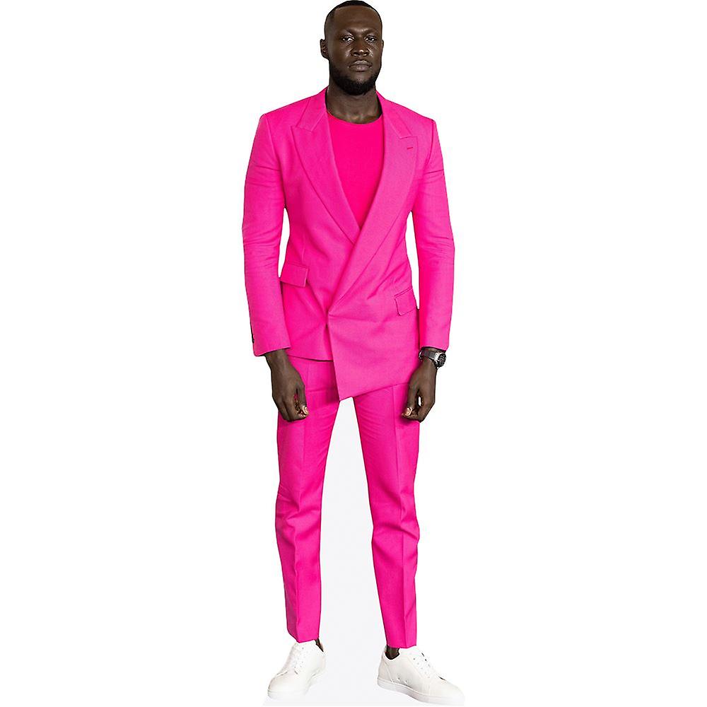 Stormzy (Pink Suit) Cardboard Cutout (lifesize OR mini size). Standee. Stand Up.