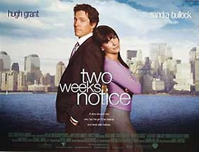 Two Weeks Notice Movie Poster