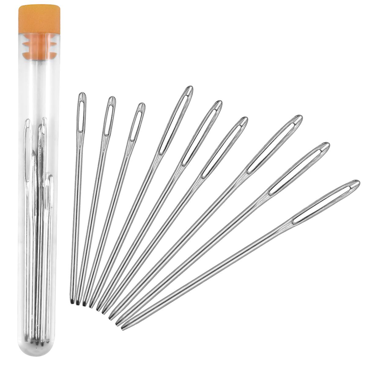 9 Pcs Large Eye Stitching Needles Hand Sewing Needles