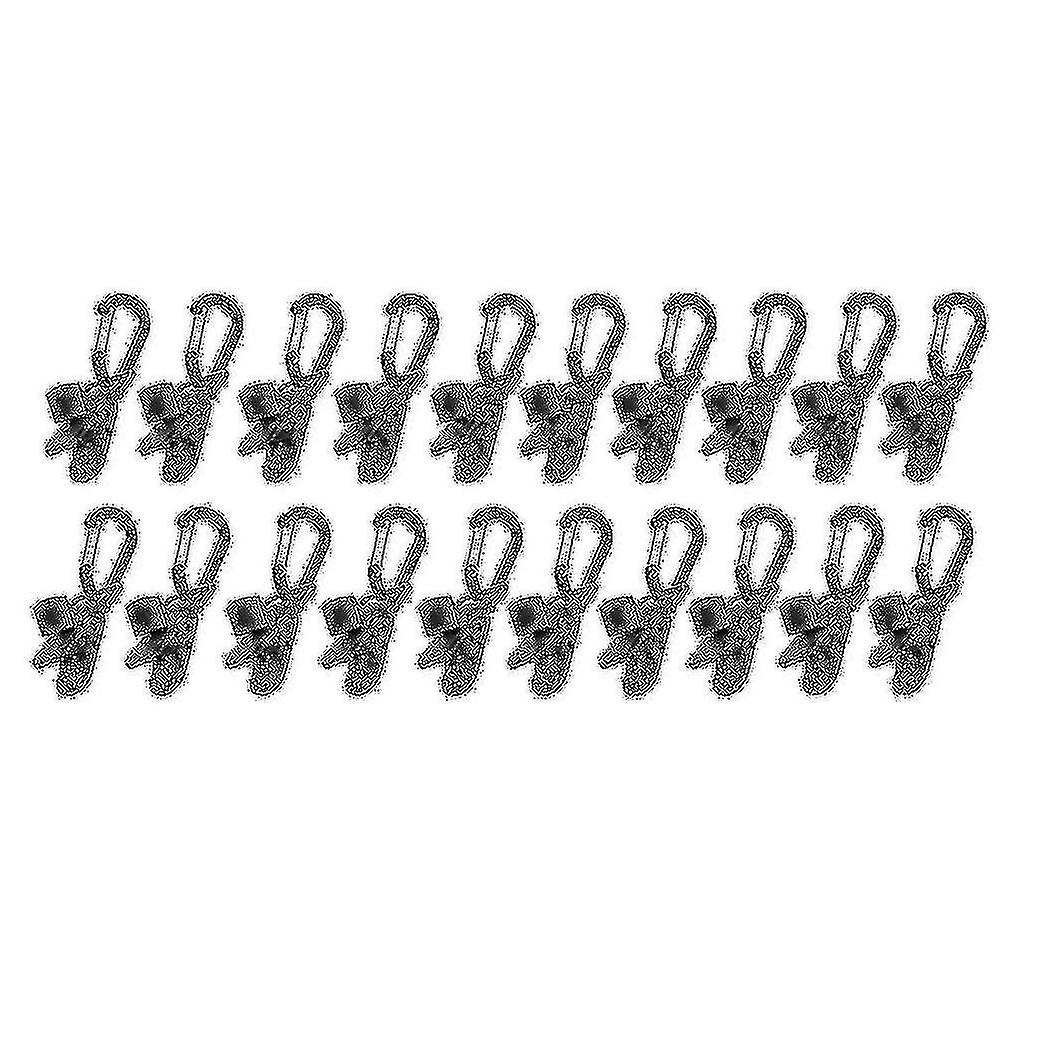 20pcs Tent Clip Adjustable Plastic Heavy Duty Windproof Awning Clamp