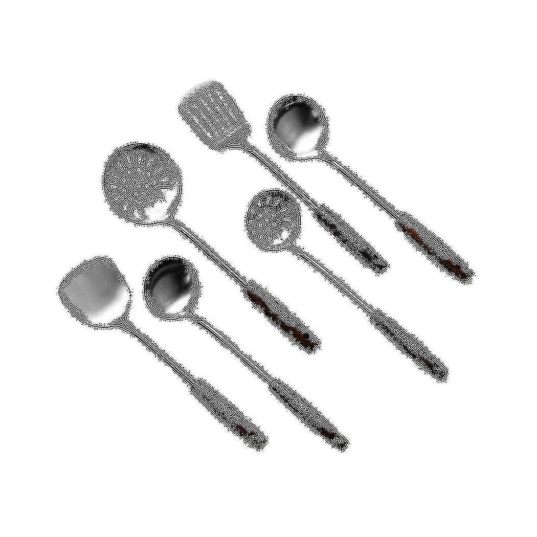 أدوات المطبخ، مجموعة أدوات ملعقة ووك ومغرفة، ملعقة للطهي من الفولاذ المقاوم للصدأ