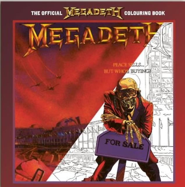 The Official Megadeth Colouring Book Paperback