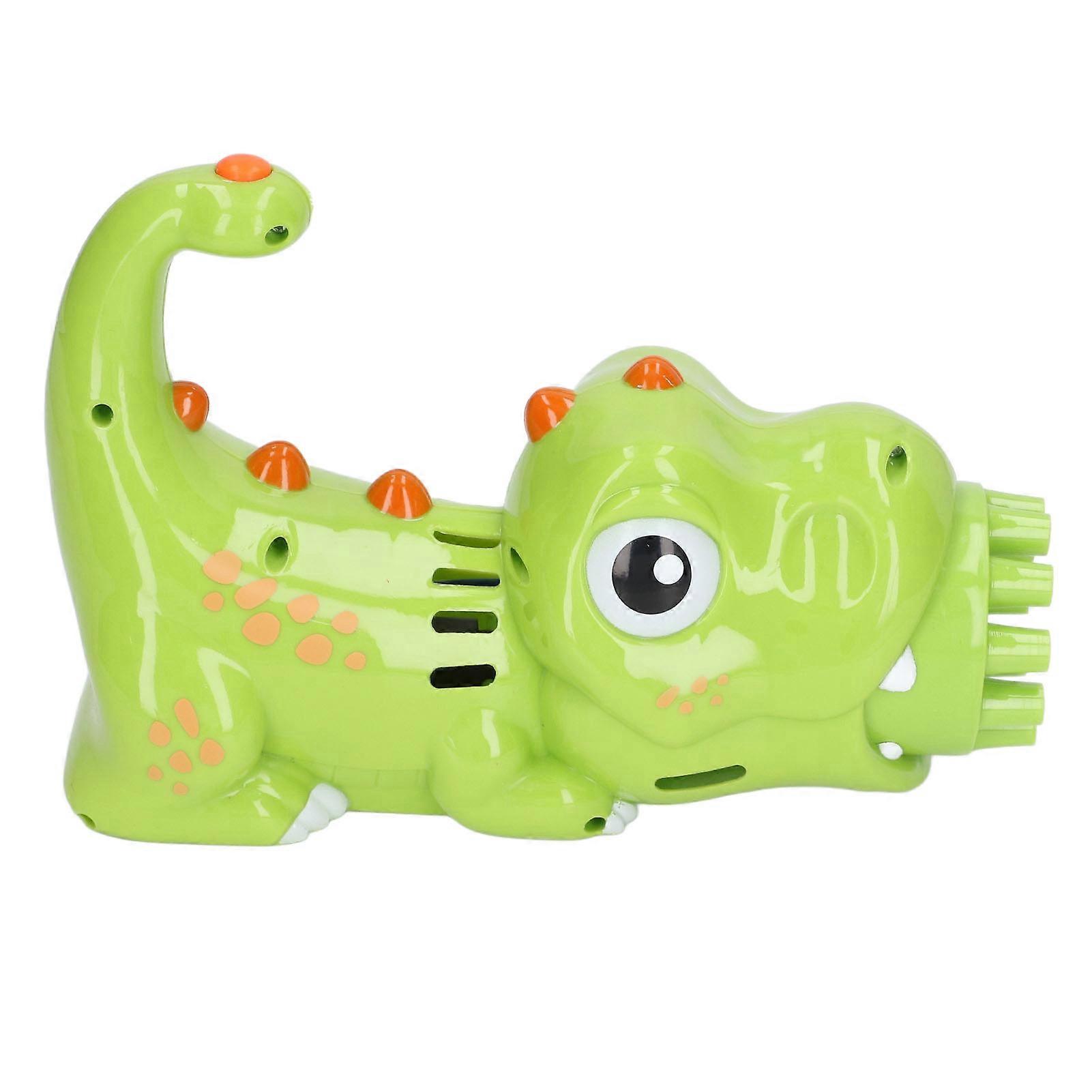 Electric Bubble Machine Dinosaur Shaped 10 Bubble Holes Automatic Bubble Making Toys with Bubble Solution 105ml