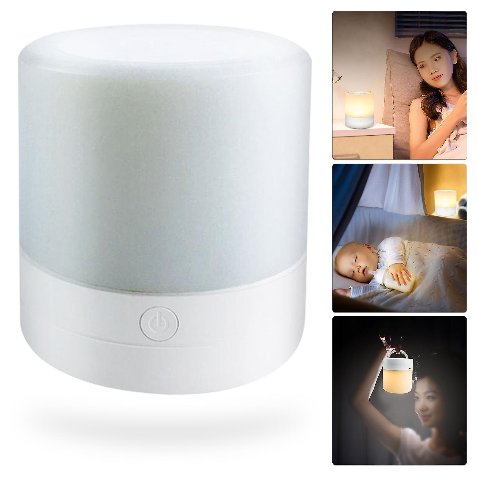 Night Light Bedside Lamp Touching Sensor Multi-color Light