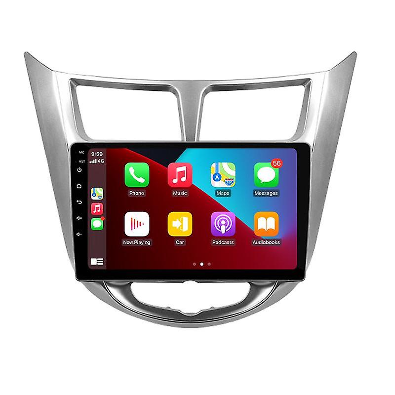 Android Car Radio for Hyundai Solaris 1 2010 - 2016 Multimedia Player Navigation Carplay