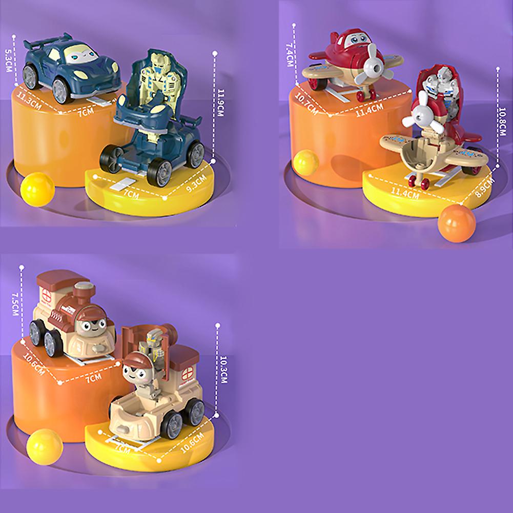 360° Rotation Transforming Car Toy for Children Parent-Child ...