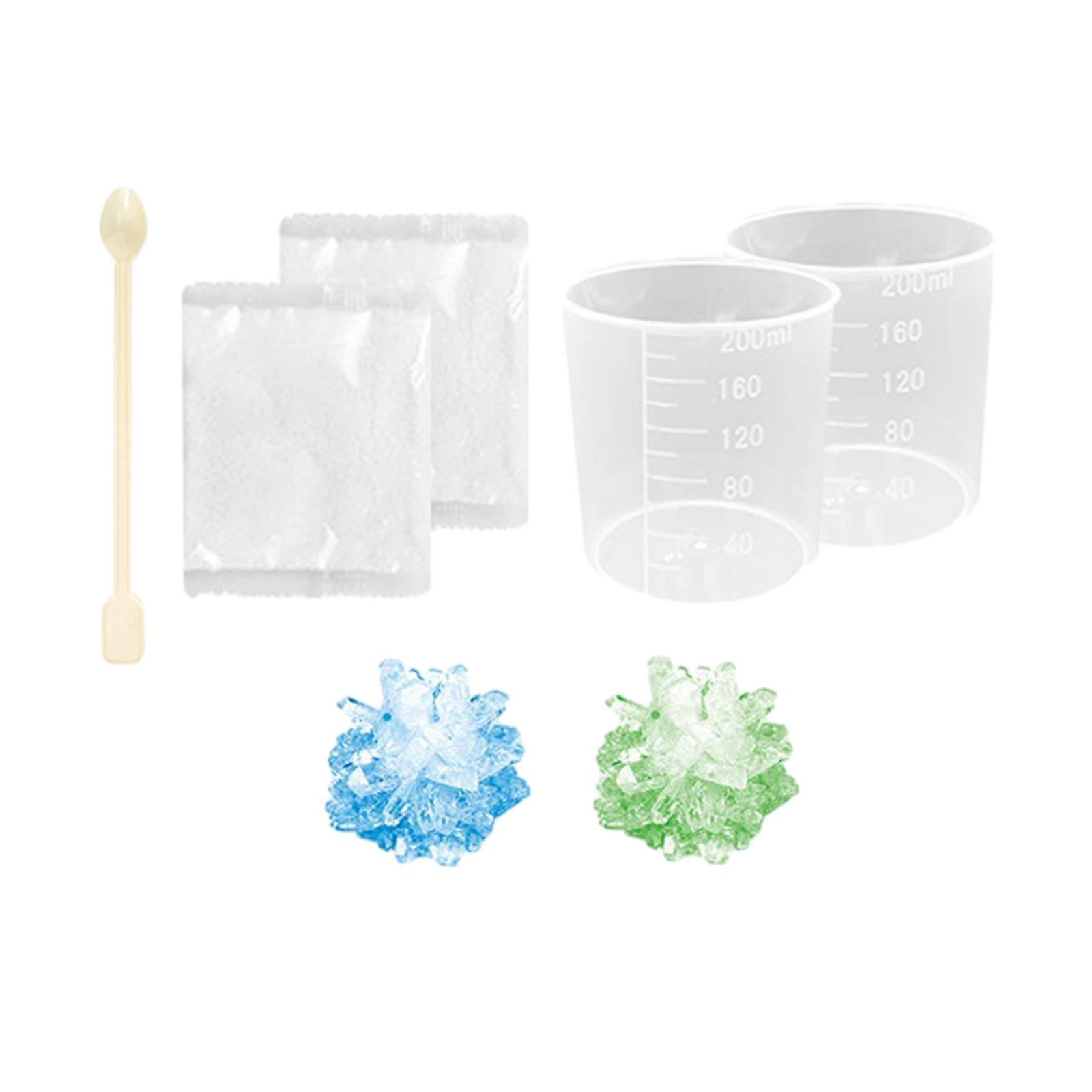 Crystal Growing Creative DIY Scientific Experiment for Age 8-10 Kid Children 100ml Small