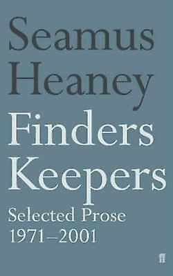 Finders Keepers by Seamus Heaney Paperback