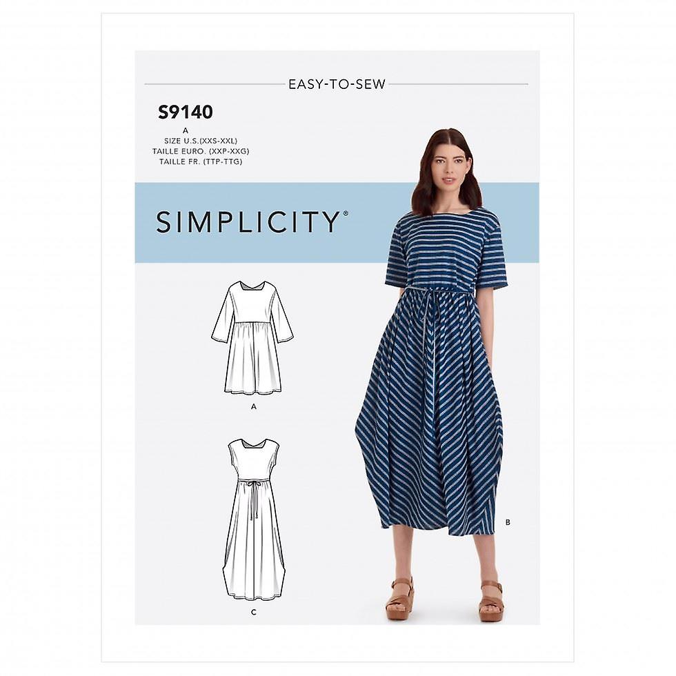 Simplicity Paper Sewing Pattern 9140