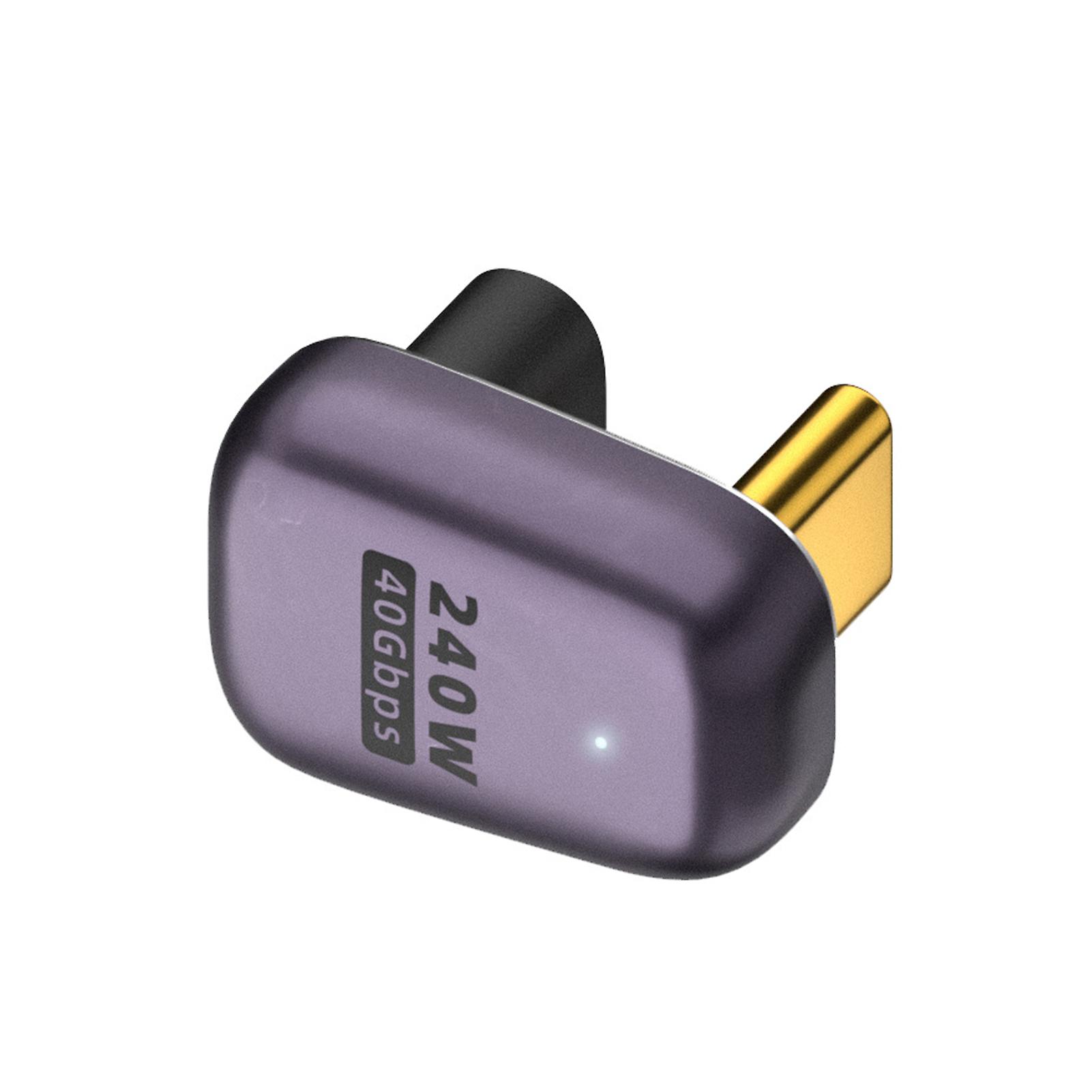Type-C Adapter 40Gbps High-speed 240W Type-C Male to Type-C Female Game Console Conversion Heads Phone Accessories