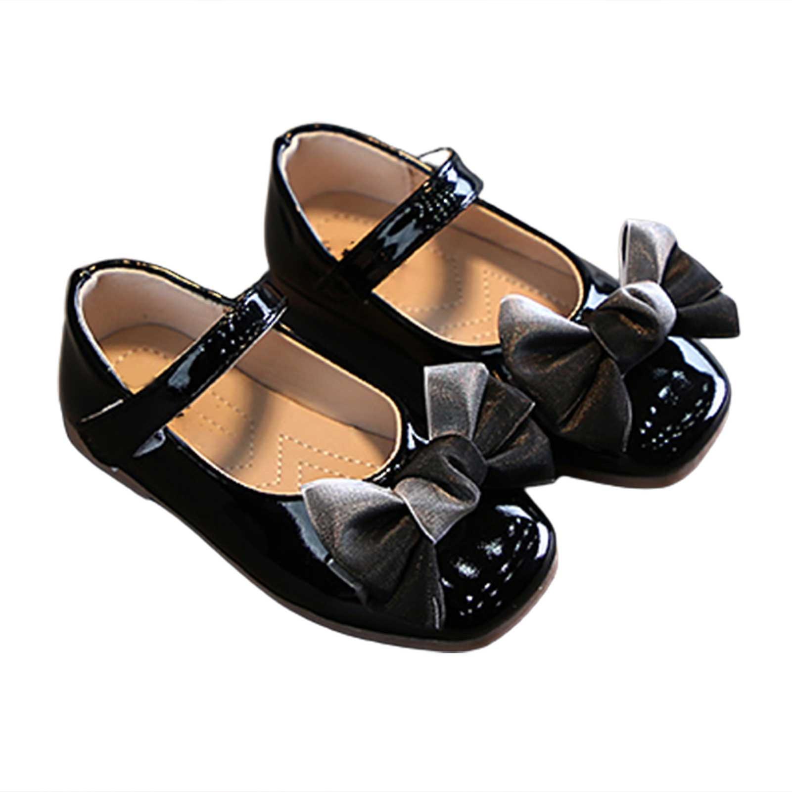 فيانا ربيع الخريف طفل أطفال بنات لطيف أحذية الأميرة ذات الكعب المسطح مع عقدة القوس