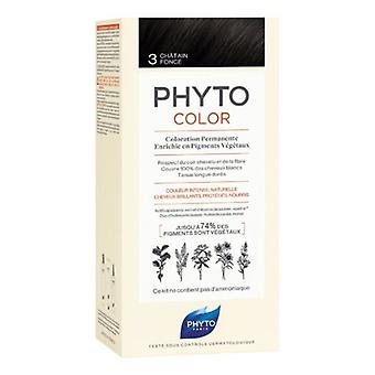 Phyto PhytoColor Permanent Hair Colour: 3 Dark Brown