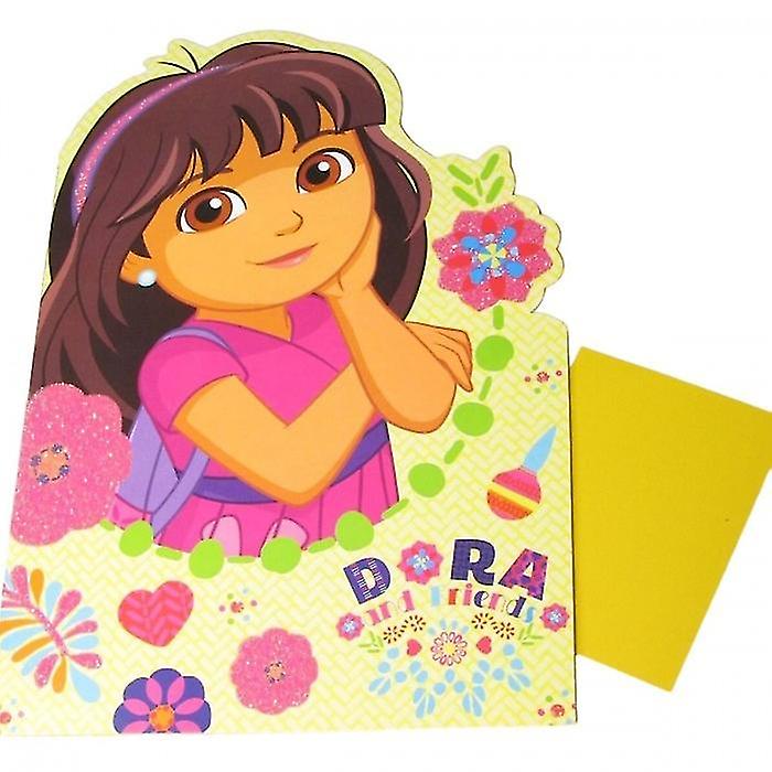 Dóra és barátai születésnapi üdvözlőlap