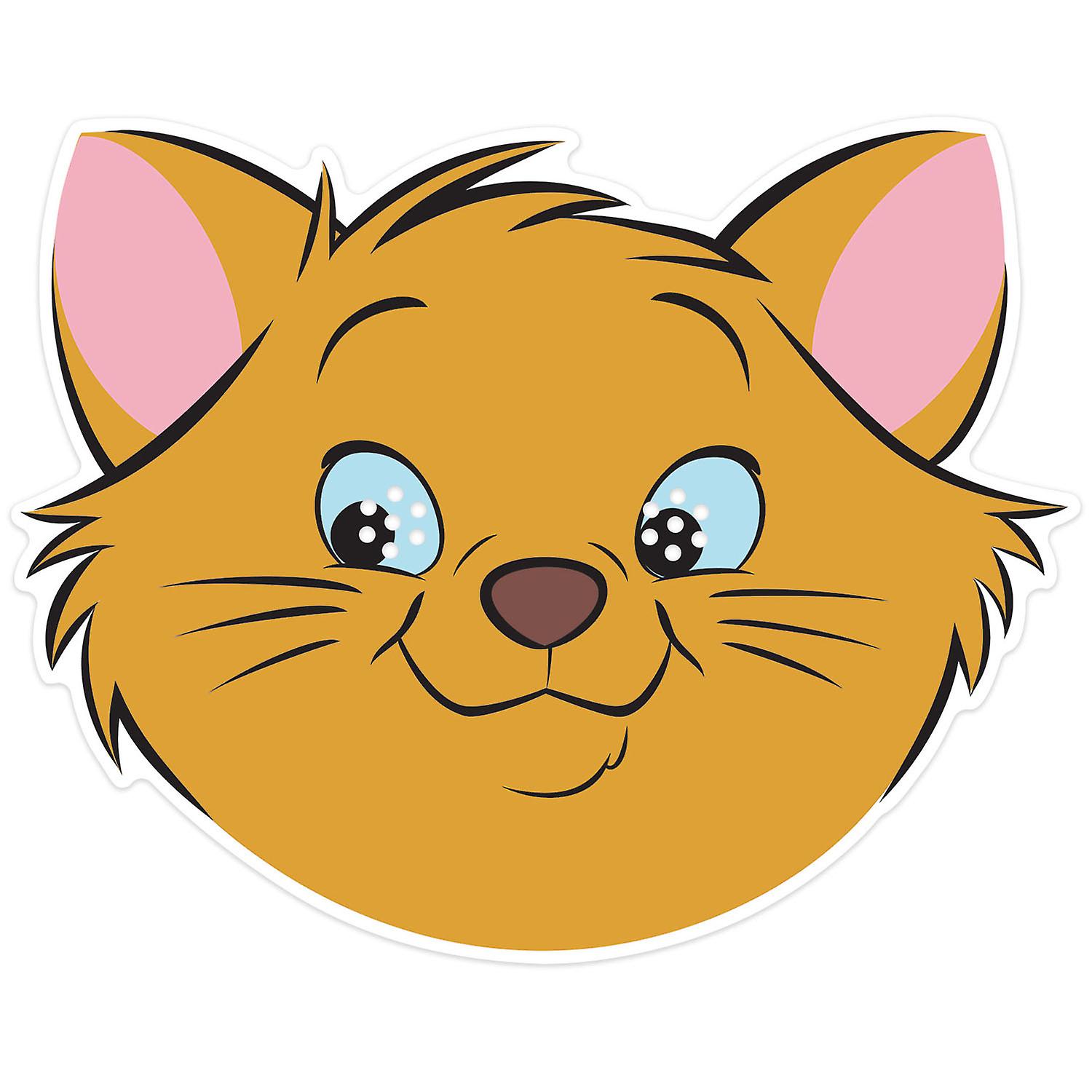 Toulouse from The Aristocats Single 2D Card Party Face Mask