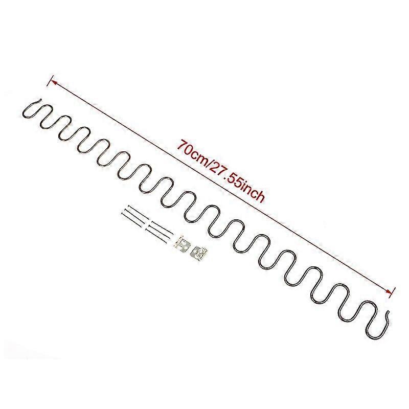 交換用ソファチェアスプリング、クリップ付き家具スプリング、45cm 50cm 60cm 65cm 70cmロングリソート