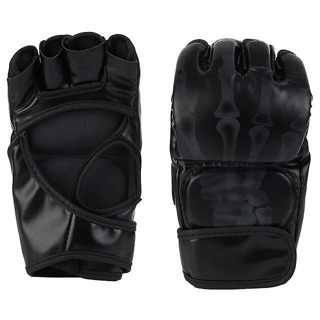Demi-doigts MMA Gants De Combat Confortable Facile À Utiliser Durable Robuste Respirabilité Gants De Boxe pour Hommes Vélo Petites Pièces