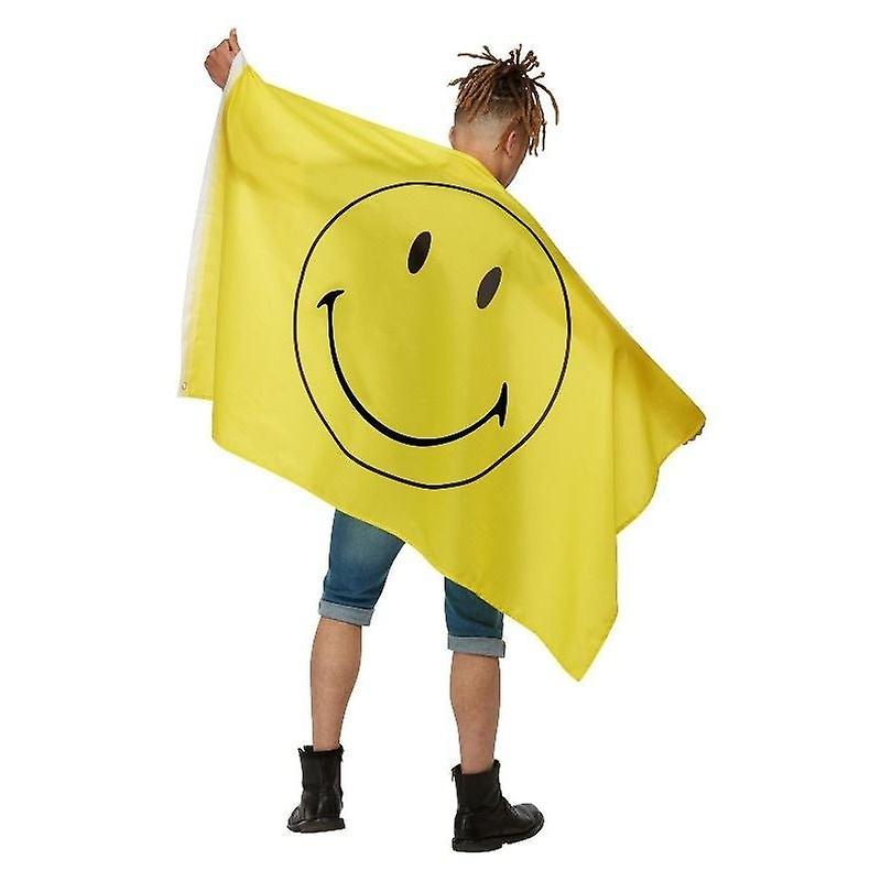 Smiley Large Flag Yellow 52333