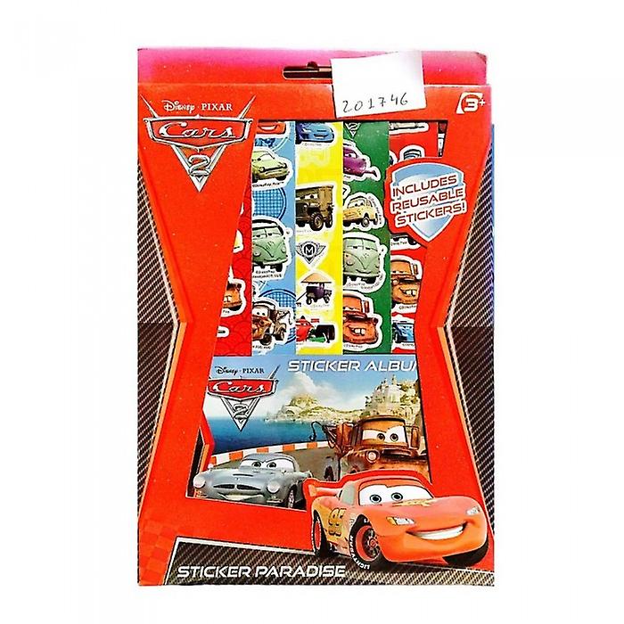 Cars 2 Reusable Characters Sticker Sheet (Pack of 6)