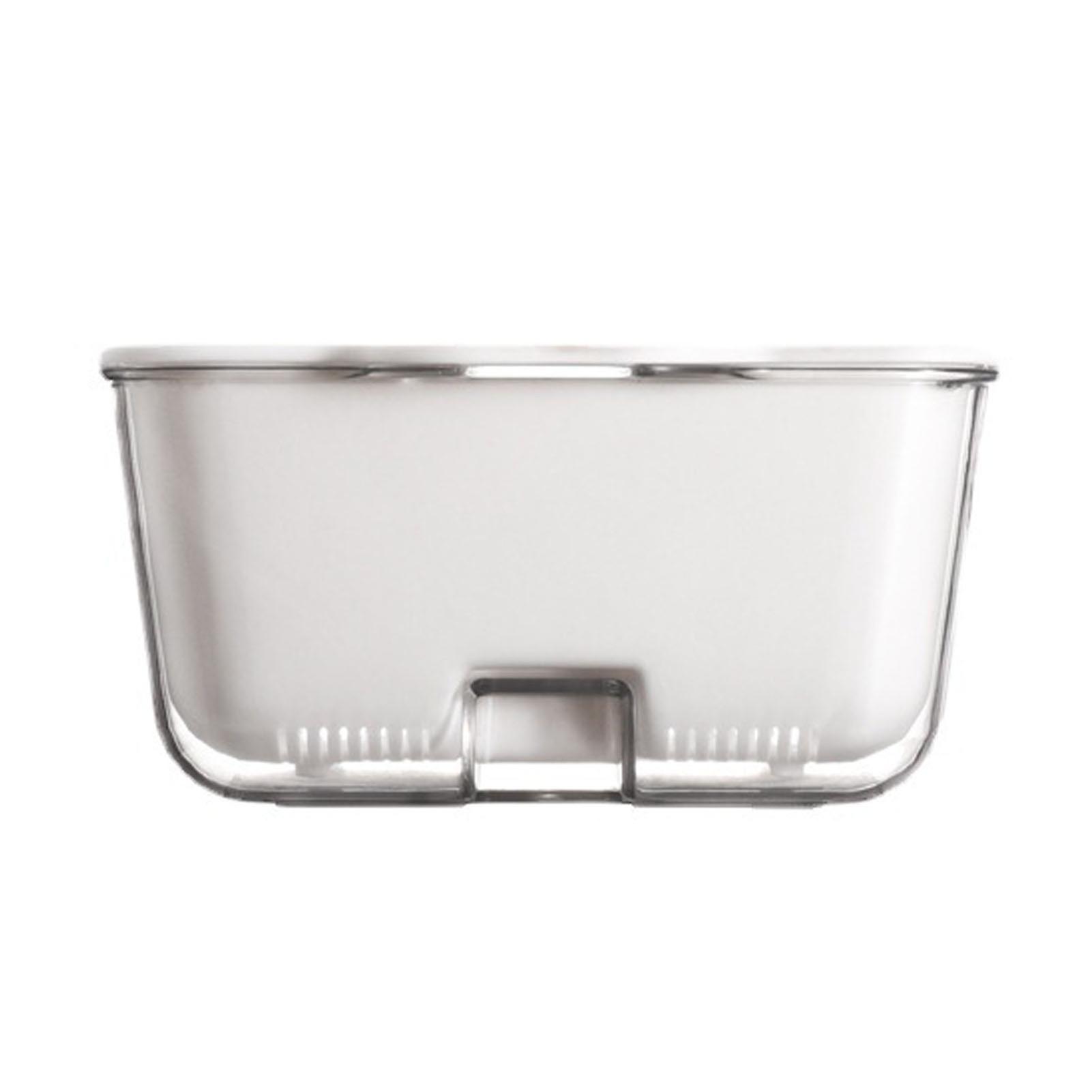 Fruit Colander Bin Plastic Clear Dual Layer Plastic Clear Mini Vegetable Washing Colander Bowl Set for Kitchen