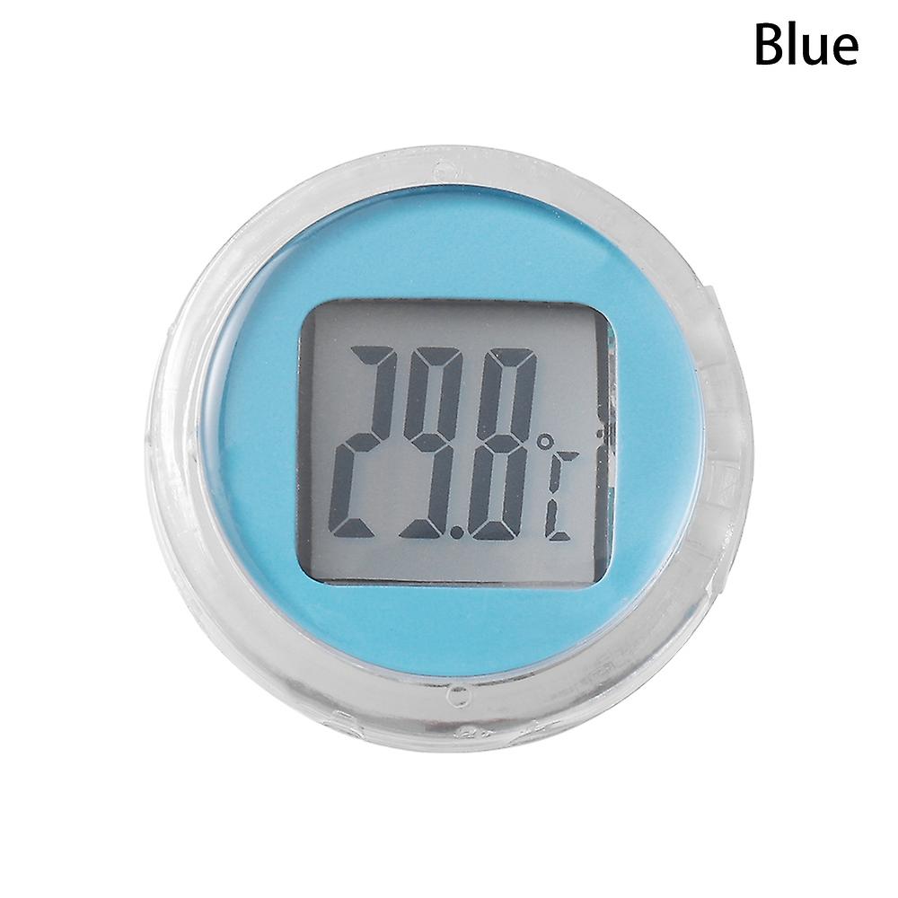 Mini Motorcycle Digital Thermometer Waterproof Paste Type Motorcycle Clock Car Interior Motorcycle Accessories~24183