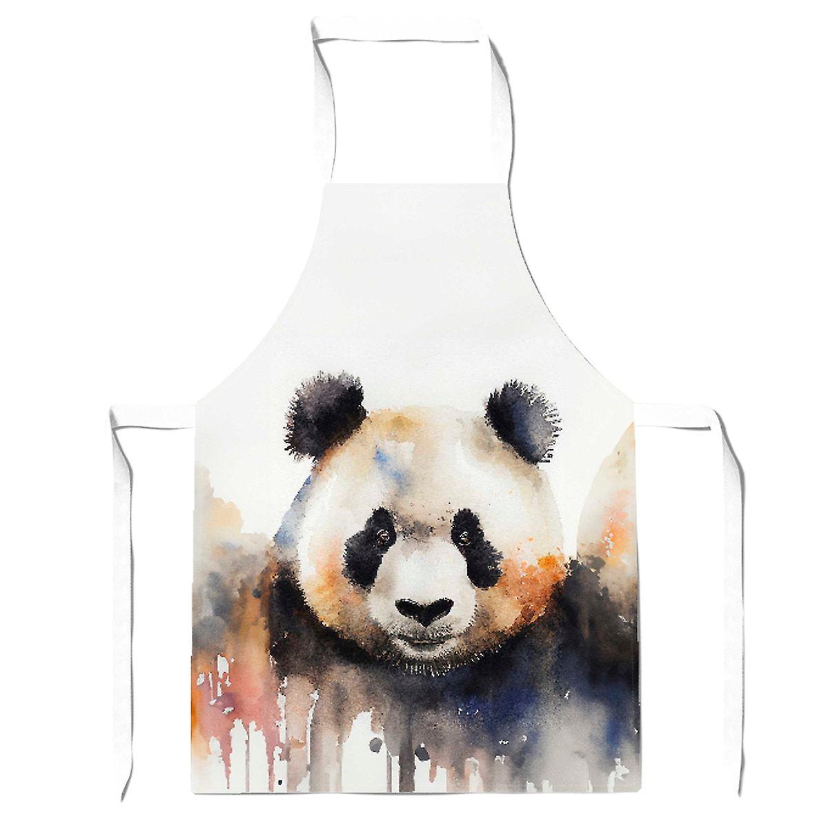 Panda Watercolour Apron
