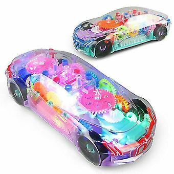 Led Light Music Cool Car Toys For Kids