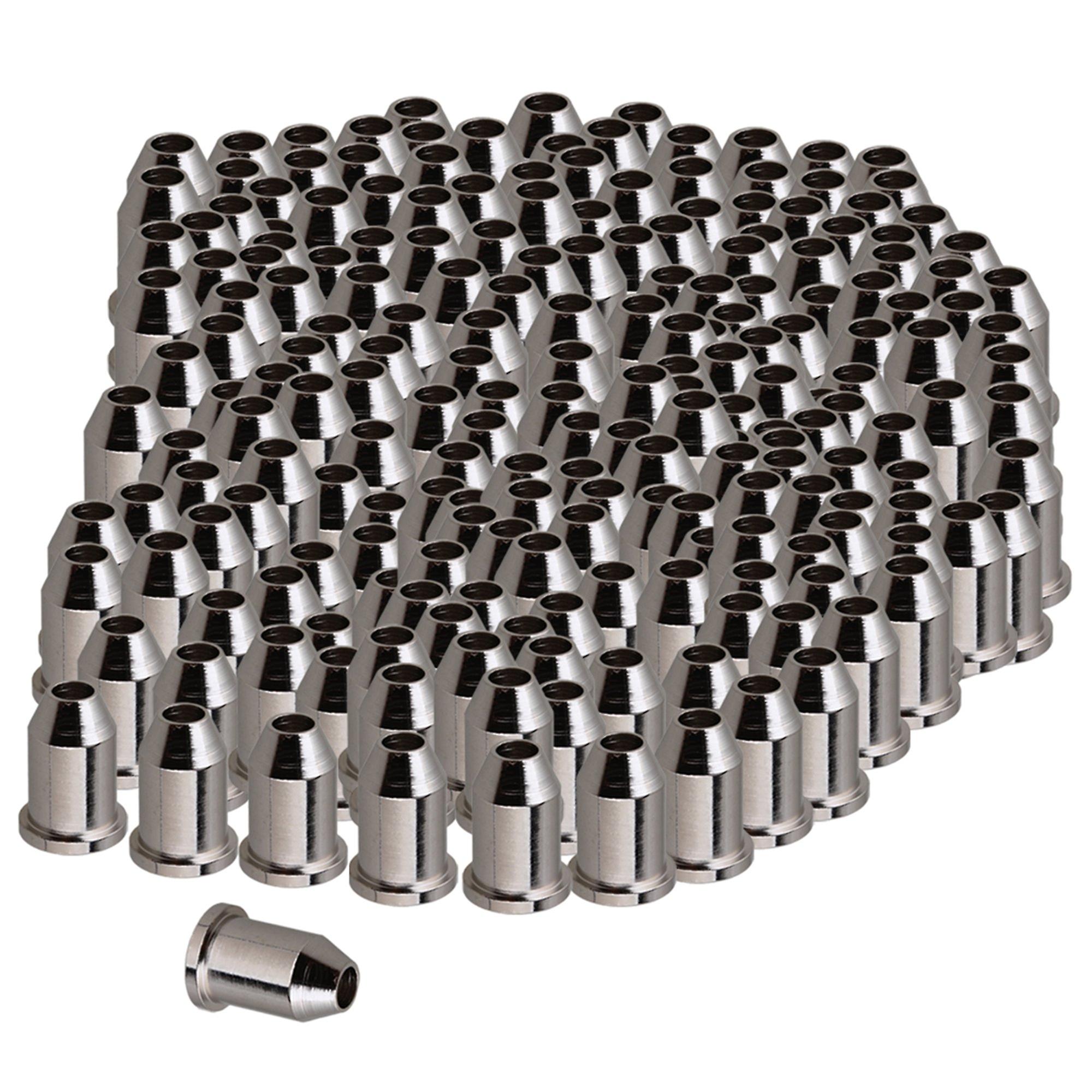 300x Chrome Metal Through Body String Mounting Bushings for Guitar