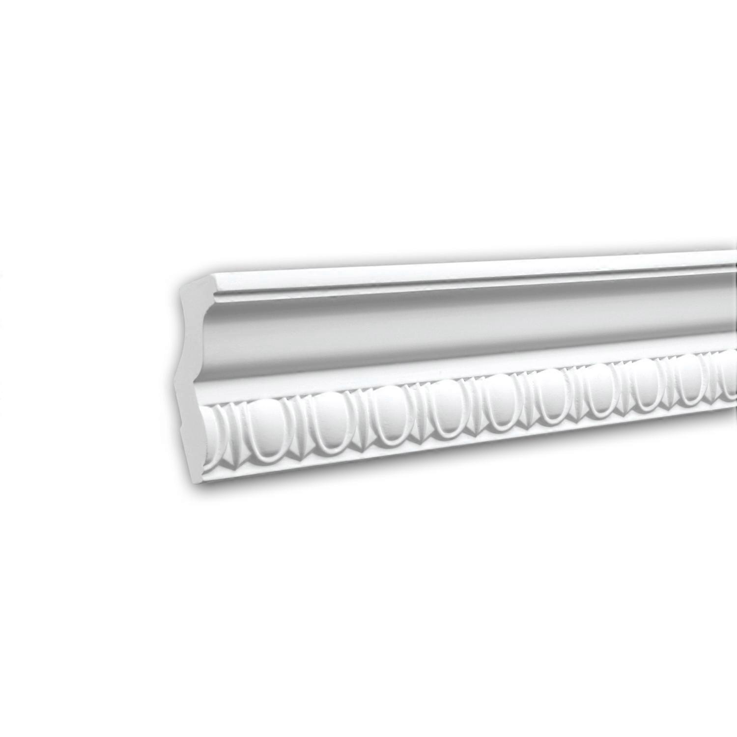 e-Delux GmbH 1 x Corniche 150112F Profhome blanc Polyuréthane prétraité léger, solide, indéformable