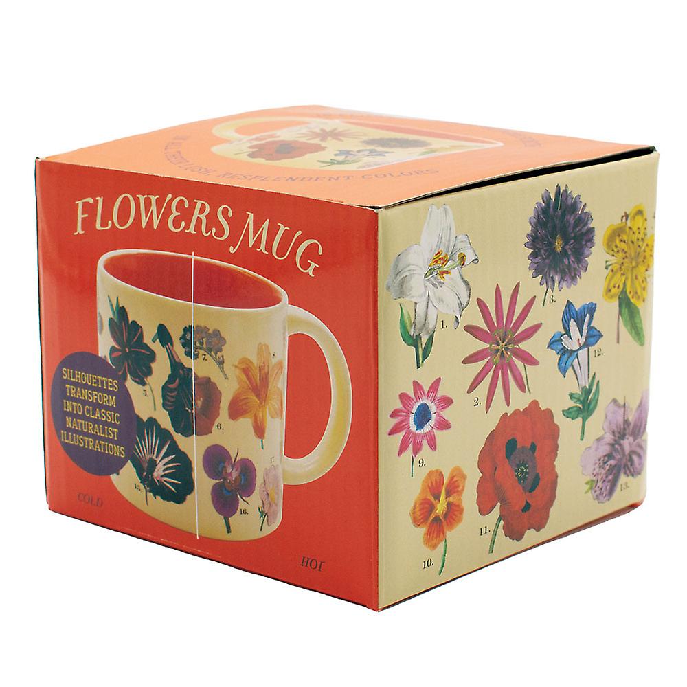 and Premium High Quality Color Changing Heat Transforming Flowers Mug