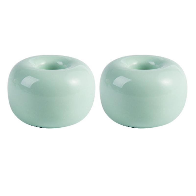 2pcs Ceramics Toothbrush Holder Stand