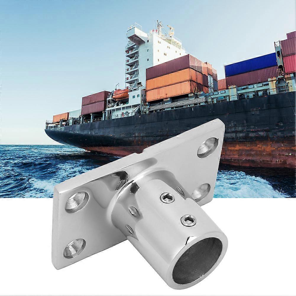 Boat Rail Fitting Stainless Steel 316 90 Degrees Rectangular Marine Boat Hand Rail Base