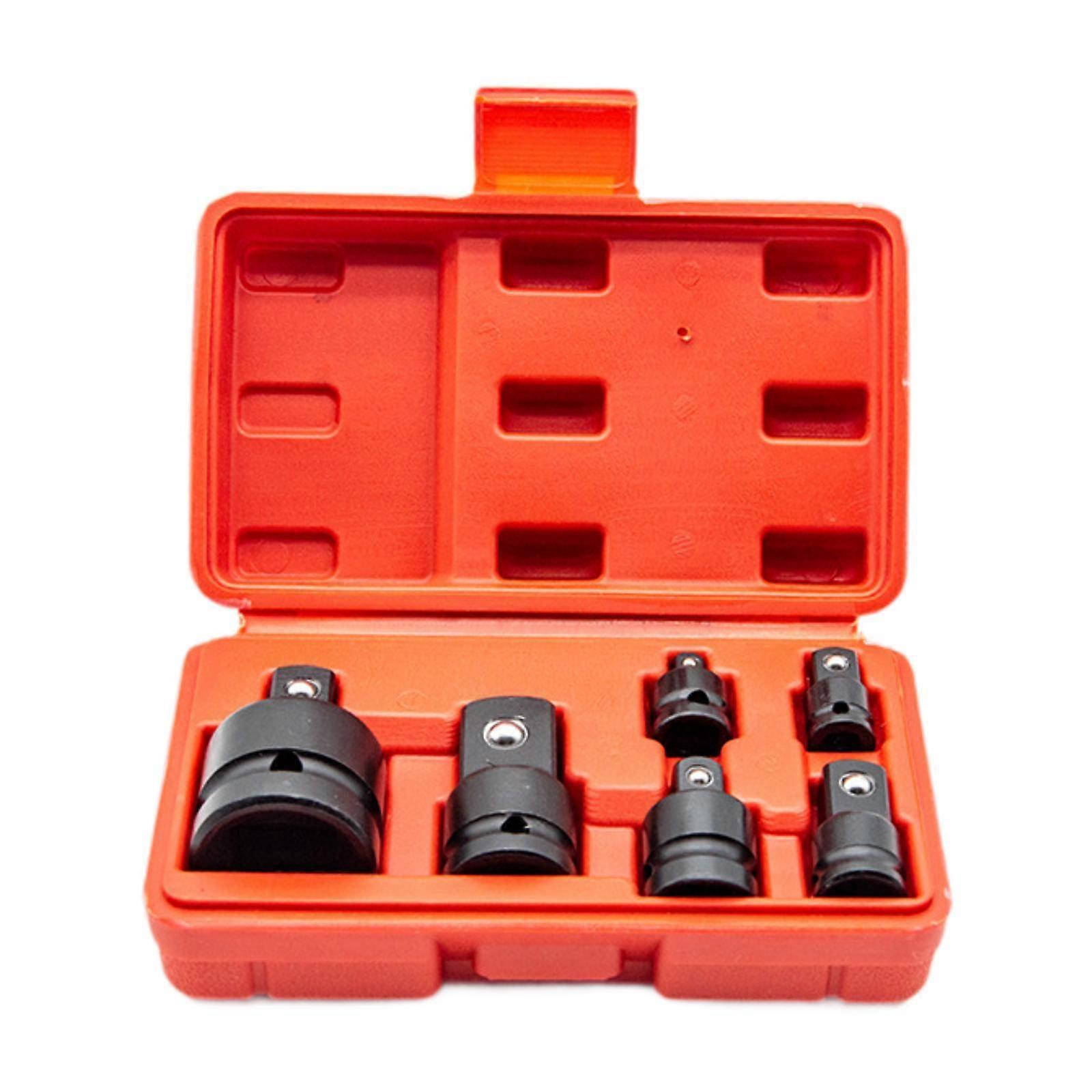 6x Socket Adapter Set Tools Tools Breaker Wrench Conversion