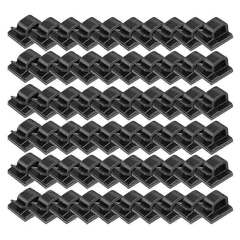 Lot de 60 clips adhésifs pour éclairage extérieur