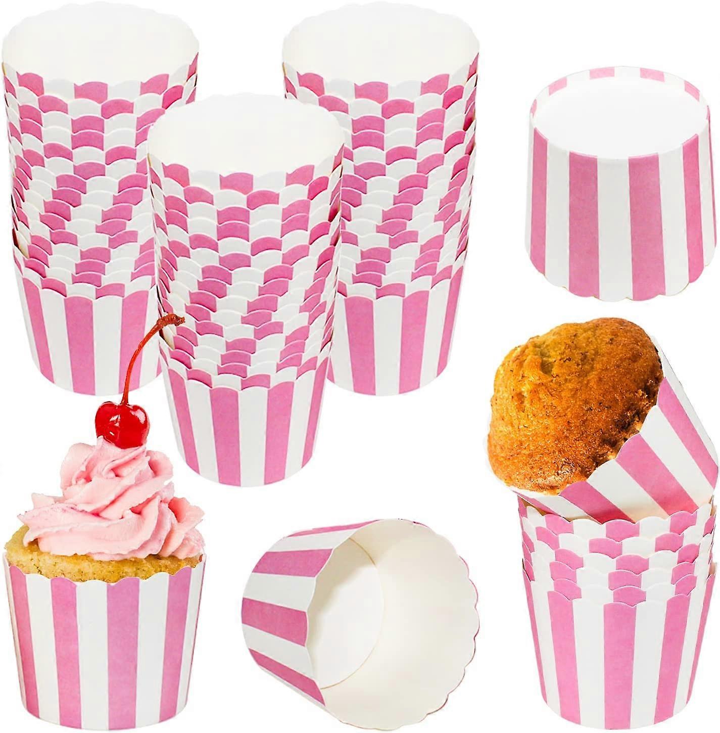 Cupcake Baking Cups (50 Per Pack) (Pink)