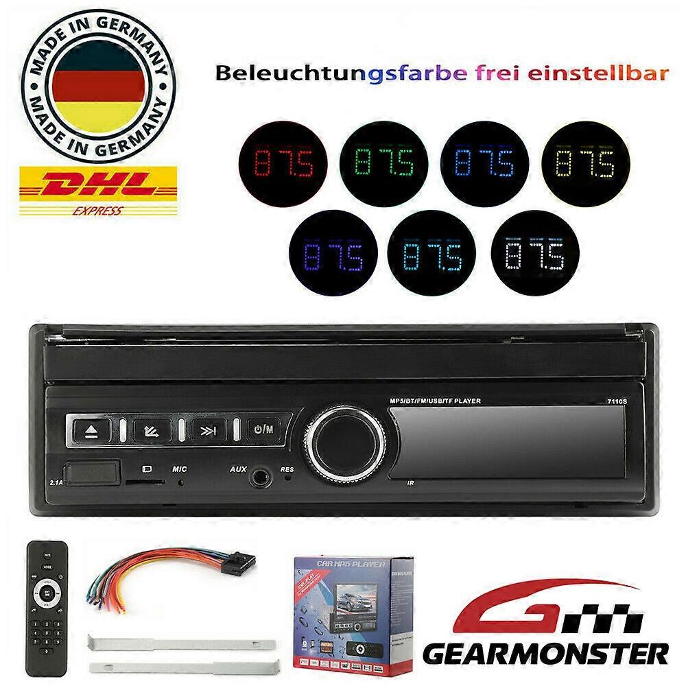 7 « Autoradio mit Navigation NAVI GPS Bluetooth Rckfahrkamera TF USB MP5 1DIN