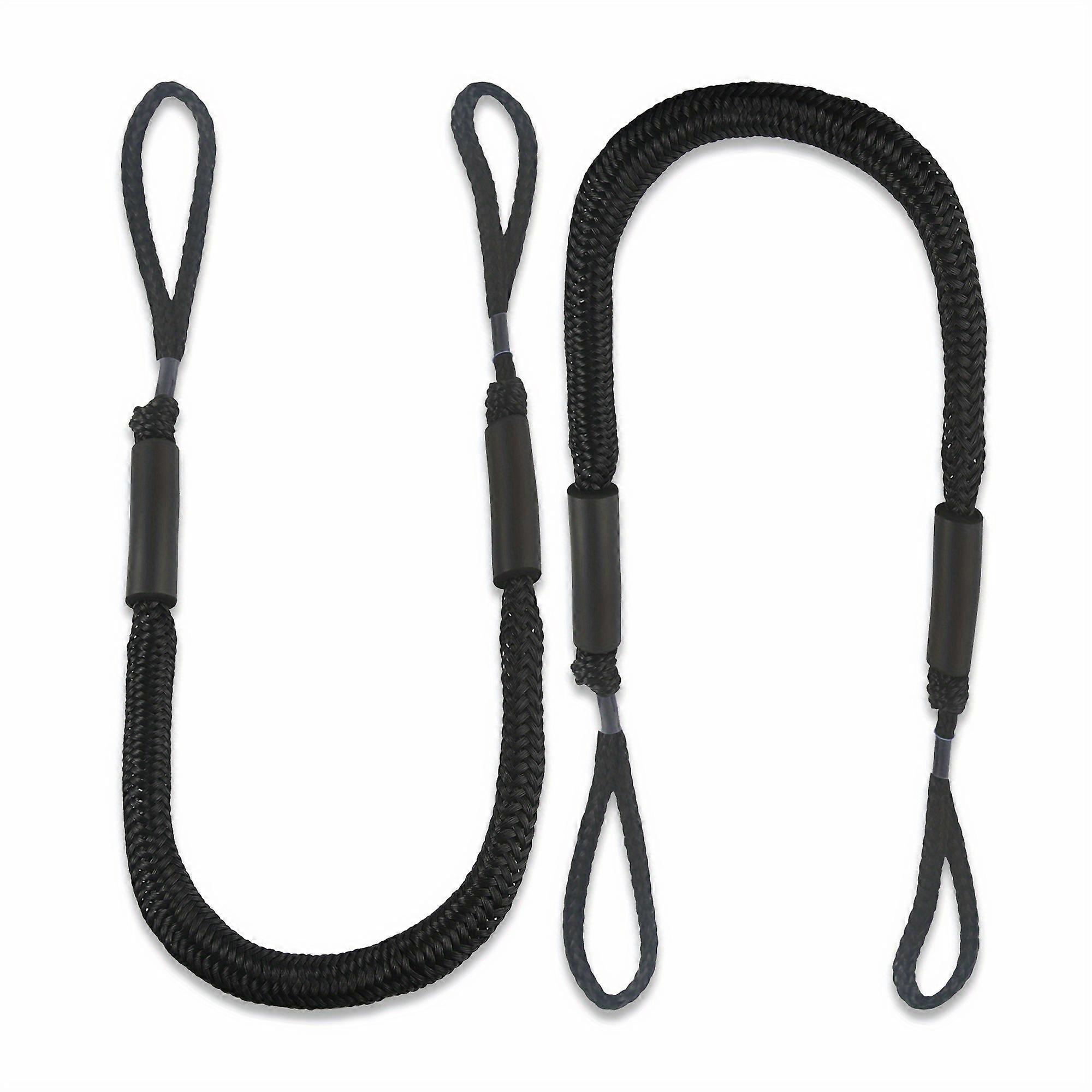 4Ft (1.2 M) Bungee Dock Line Mooring Stretch Rope, Quick Docking Boat Bungee Dock Line Stretching Mooring Rope For Boat 2600 LBS