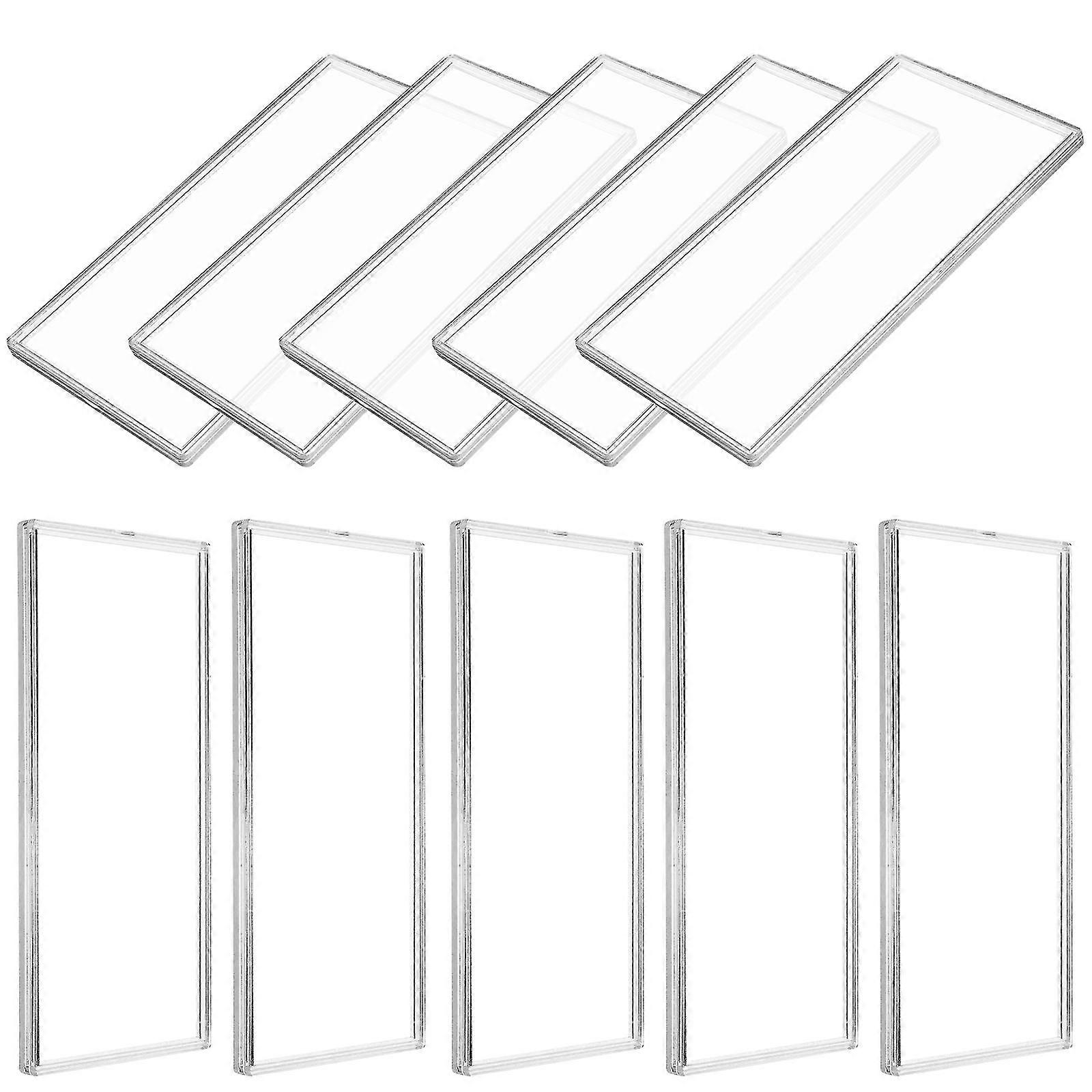 10pcs Transparent Banknotes Case Banknote Collection Holder Banknote ...