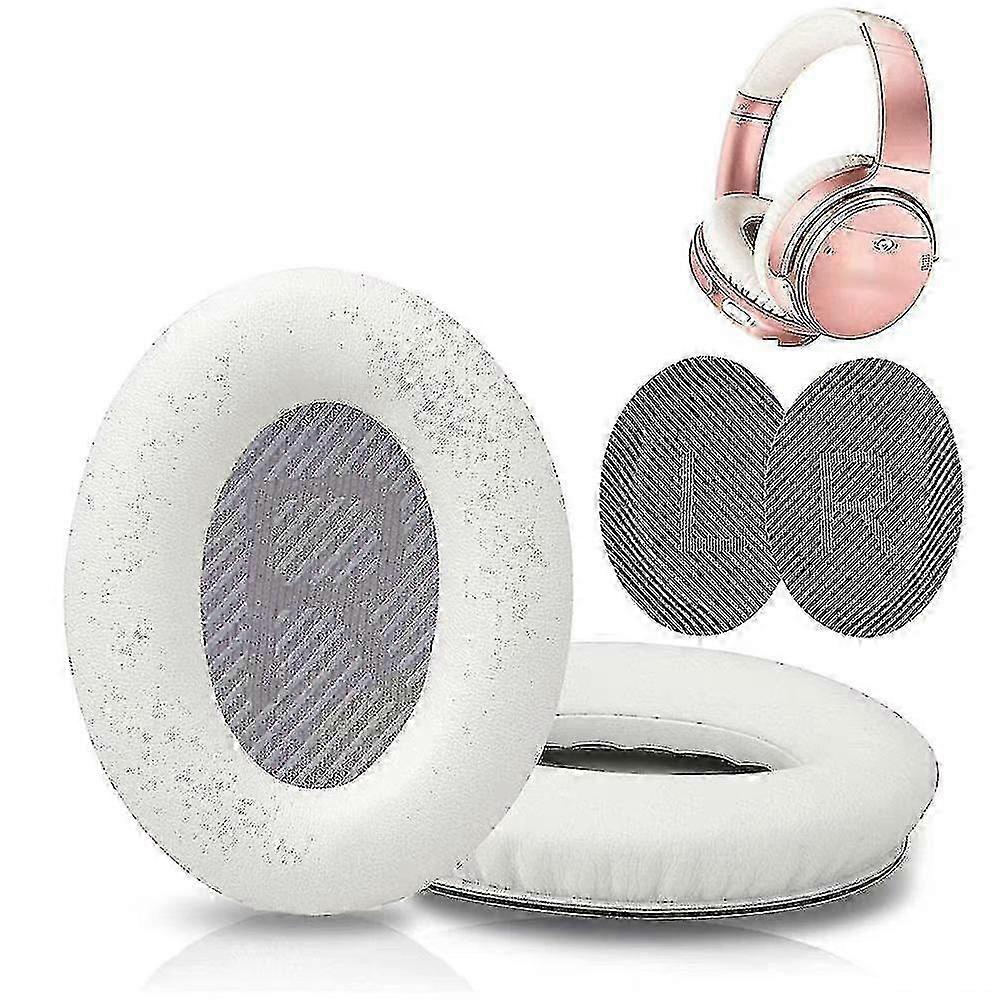 Öronkuddar för Bose Qc35/25/15 hörlurar, mjuka öronkuddar i konstläder