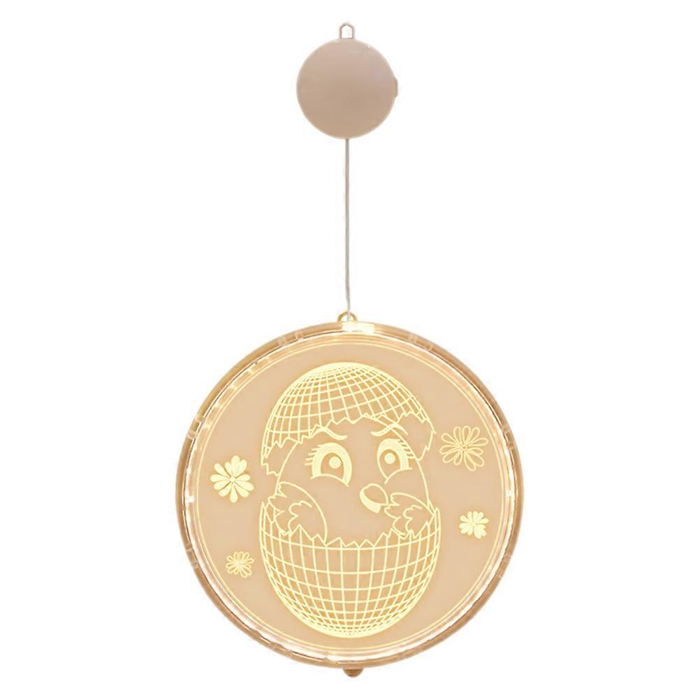 1pc Easter Hanging Light Decorative Light Chic Easter Hanging Decor (Warm light)