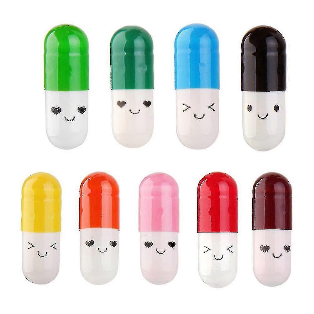 50 Adet Mesaj Bir Şişede Kapsül Mektup Aşk Dostluk Renk Hap Hediye Tw-Yvan