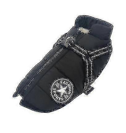 سترة كبيرة للحيوانات الأليفة مع تسخير الشتاء ملابس الدافئة للماء Tw