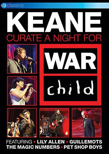 Keane Keane Curate a Night for War Child DVD (2012) Keane cert E - Region 2
