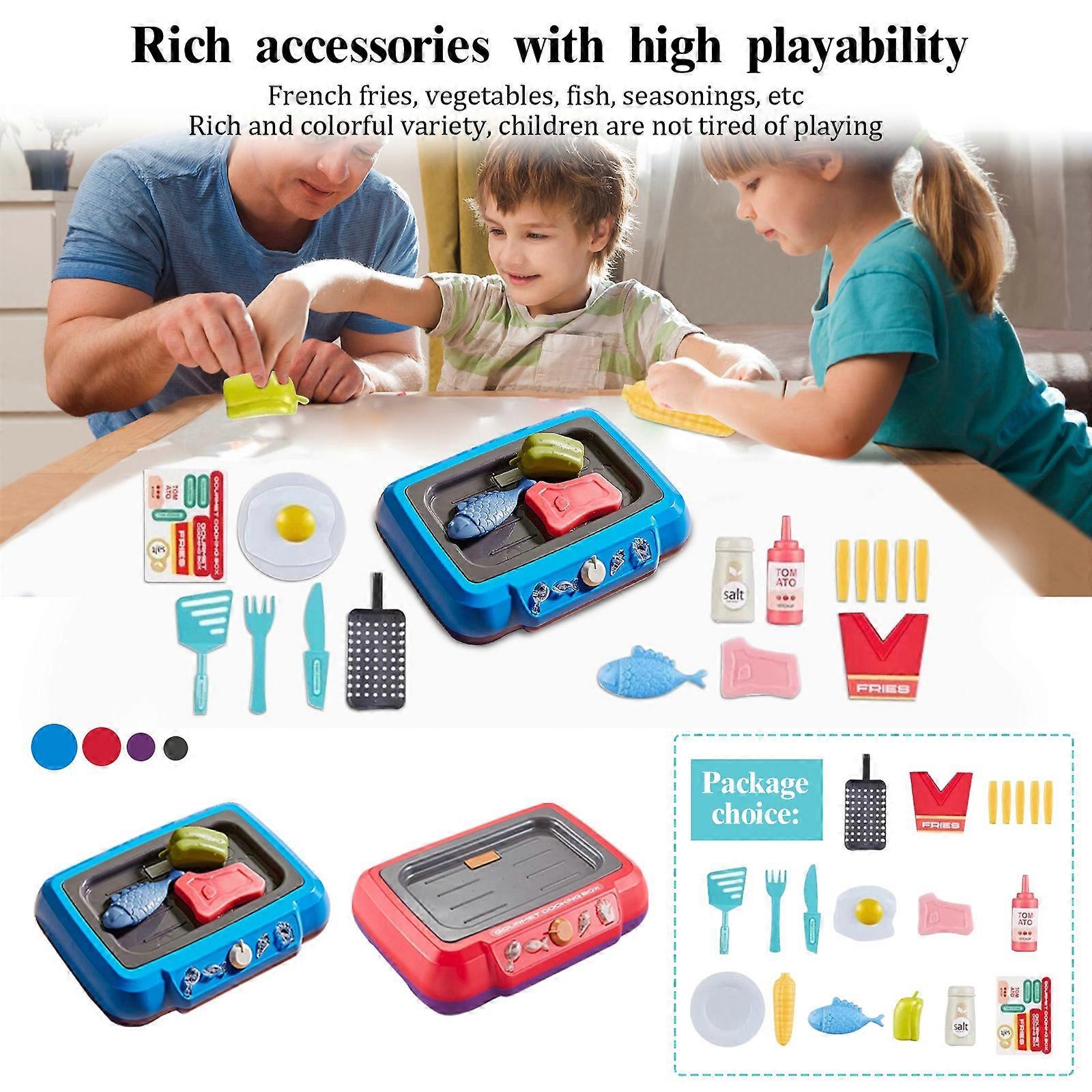 Coffret de cuisine gourmet pour enfants, jeu de simulation de friteuse à eau, tout neuf
