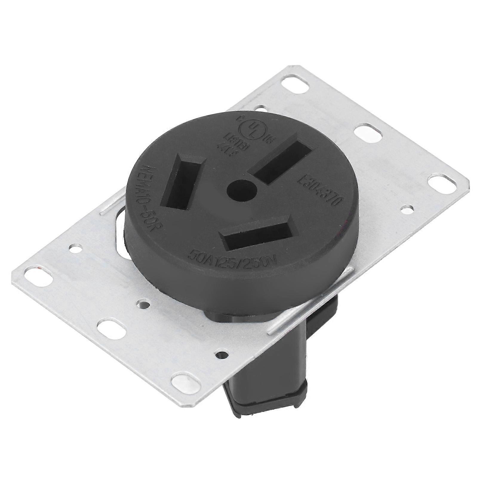 Receptacle Outlet Power Socket US Standard 3 Hole 50A 125V 250V NEMA 10?50R for Home