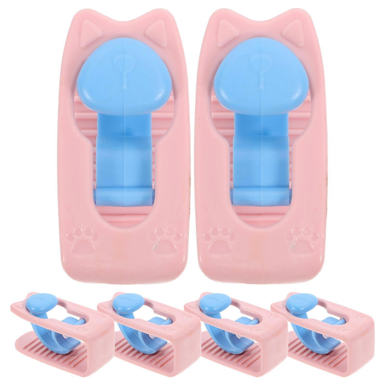 6pcs Bed Sheet Clips Bed Sheet Grippers Plastic Sheet Clips for Bedding Sheet Holder